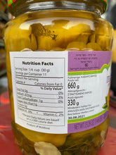 Load image into Gallery viewer, Pickled crunchy cucumbers 900g with garlic dill