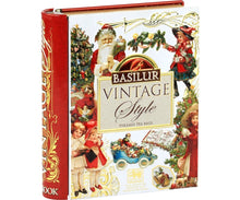 Load image into Gallery viewer, Basilur Tea Book - Vintage style metal caddy