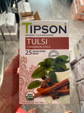 Load image into Gallery viewer, TIPSON Organic TULSI Herbal Tea assorted Caffeine Free 25 Tea Bags