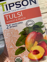 Load image into Gallery viewer, TIPSON Organic TULSI Herbal Tea assorted Caffeine Free 25 Tea Bags