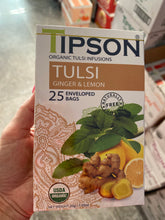 Load image into Gallery viewer, TIPSON Organic TULSI Herbal Tea assorted Caffeine Free 25 Tea Bags