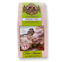 Load image into Gallery viewer, Basilur Four Seasons Spring Tea - Ceylon green tea with Cherry, Pomelo, Cornflower & Sakura 100g packet