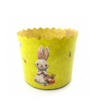 Load image into Gallery viewer, Little Animals Baking Paper Pans for Kulitch or Pannetore large 11cm
