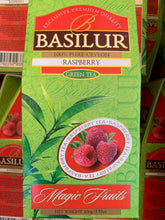 Load image into Gallery viewer, 71314 Basilur Magic Fruits Premium Ceylon Green Tea with Raspberry 100g and 25 ST tea bags