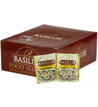 Load image into Gallery viewer, Basilur Herbal Tea Infusions - Pure Chamomile Flowers, caffeine free HoReCa 100 EN and 50 PTB Tea bags