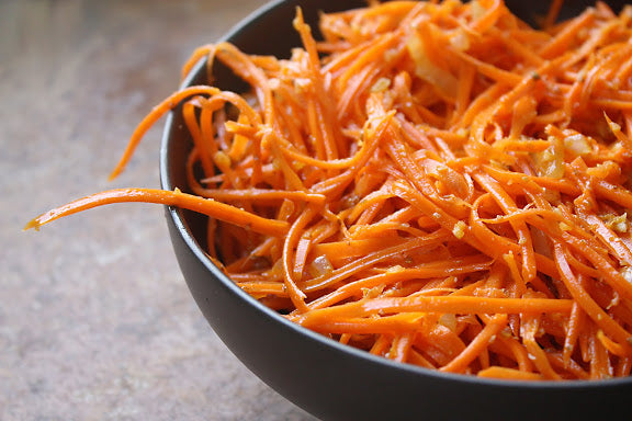 Spicy Carrot Salad Korean Style
