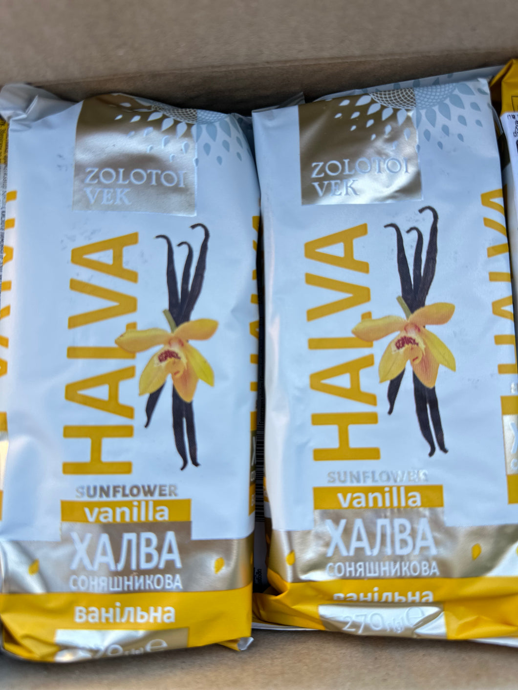 Sunflower Seeds Halva 270g Zolotoi Vek