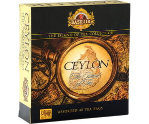 71757 Basilur Island of Tea Pure Ceylon Tea 40 tea bags assorted