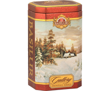 Load image into Gallery viewer, Basilur Christmas Gallery Tea Collection Metal Caddy 100g