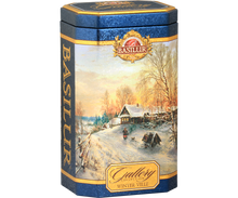 Load image into Gallery viewer, Basilur Christmas Gallery Tea Collection Metal Caddy 100g