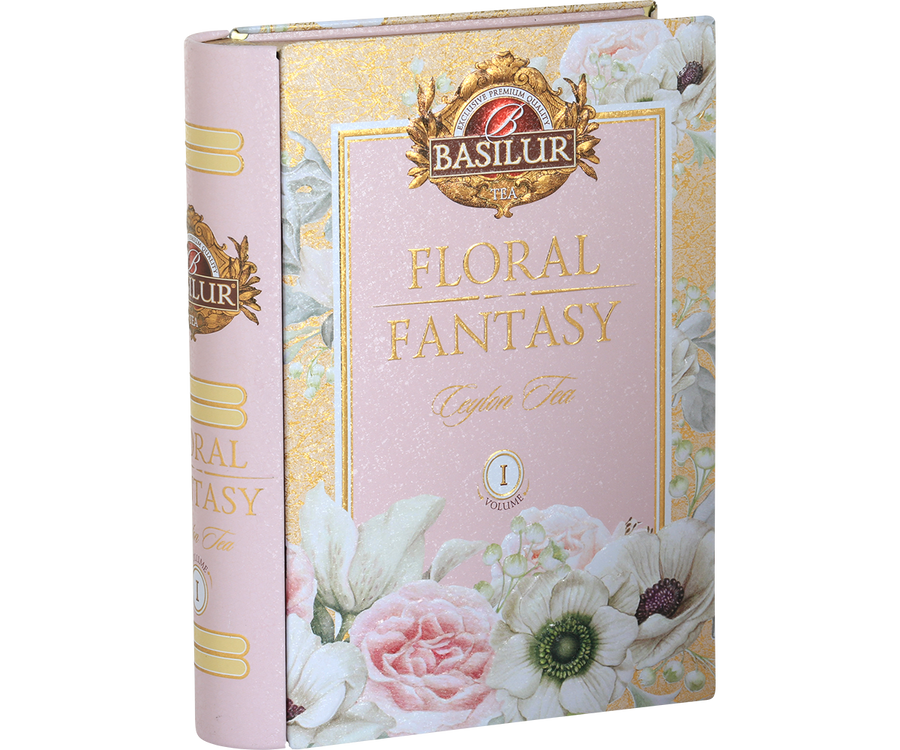 Basilur Tea Book Floral Fantasy 100g Tin