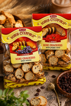 Load image into Gallery viewer, Franzeluta Mini Crackers Rusks with Raisins &amp; Poppy Seed – 200g
