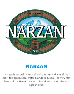 Natural Mineral water sparkling Essentuki No4 17 Narzan