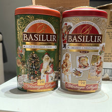 Load image into Gallery viewer, BASILUR Vintage Style Merry Christmas &amp; Christmas Tree tin 100g