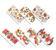 Load image into Gallery viewer, Khokhloma Flower Crowns, Easter Egg Shrinking Wraps (set of 7)