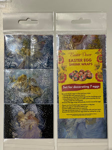 Golden angels, Easter Egg Shrinking Wraps (set of 7)