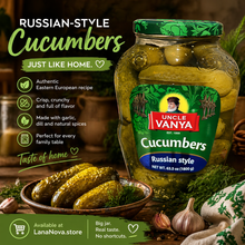 Load image into Gallery viewer, Uncle Vanya Marinated Cucumbers Russian style 1800 g