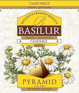 Basilur Herbal Tea Infusions - Pure Camomile Flowers, caffeine free