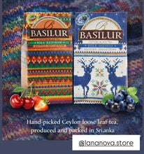 Load image into Gallery viewer, Black tea BASILUR Tea Knitten Collection Folk Rainbow Indigo