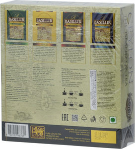 71757 Basilur Island of Tea Pure Ceylon Tea 40 tea bags assorted