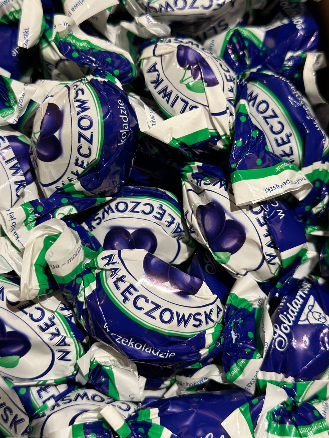 Solidarnosc Sliwka Naleczowska Chocolate Plums (Poland)