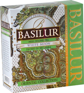 Basilur Oriental White Moon - Chinese Milk Oolong green tea 100ST tea bags