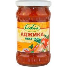 Load image into Gallery viewer, Lidia ADZHIKA 300g Abkhazskaya, hot ZHGUCHAYA, Pekuchaya spicy