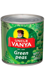 Load image into Gallery viewer, UNCLE VANYA Green peas 400 ml metal can