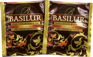 Basilur Pure Ceylon Premium Black Tea Gift Box - High grown, Mellow & Smooth 100 tea bags