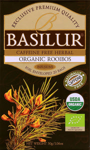 Basilur Caffeine-free Rooibos - "Organic Rooibos" (20 Sachets)