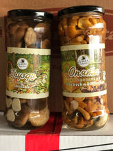 Load image into Gallery viewer, Marinated mushrooms Gruzdi, Opyata, Maslyata, Assorti 580g