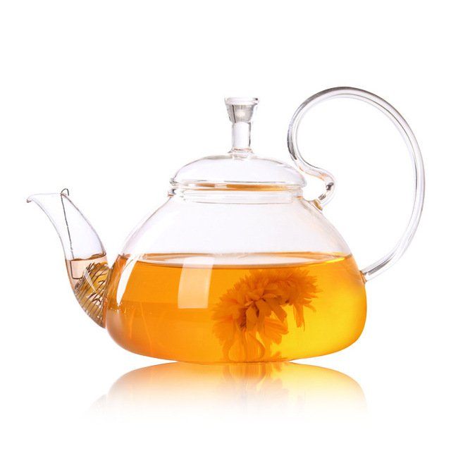 Elegant Heat Resistant Glass Teapot 600ml