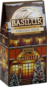 Basilur Christmas House tea - 100g (Black tea with vanilla, lemon, orange)
