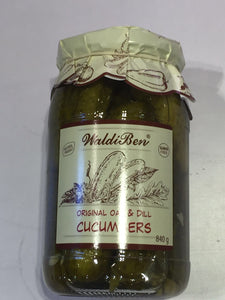 Waldi Ben Original Oak & Dill Cucumbers 840g