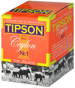 Tipson Tea - CEYLON NO.1 - PACKET  Large Leaf Tea - 85g