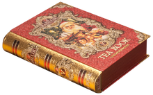 Load image into Gallery viewer, Basilur Tea Book Red Christmas Tea - Ceylon black tea, goji berry, vanilla, lemon, orange &amp; almond