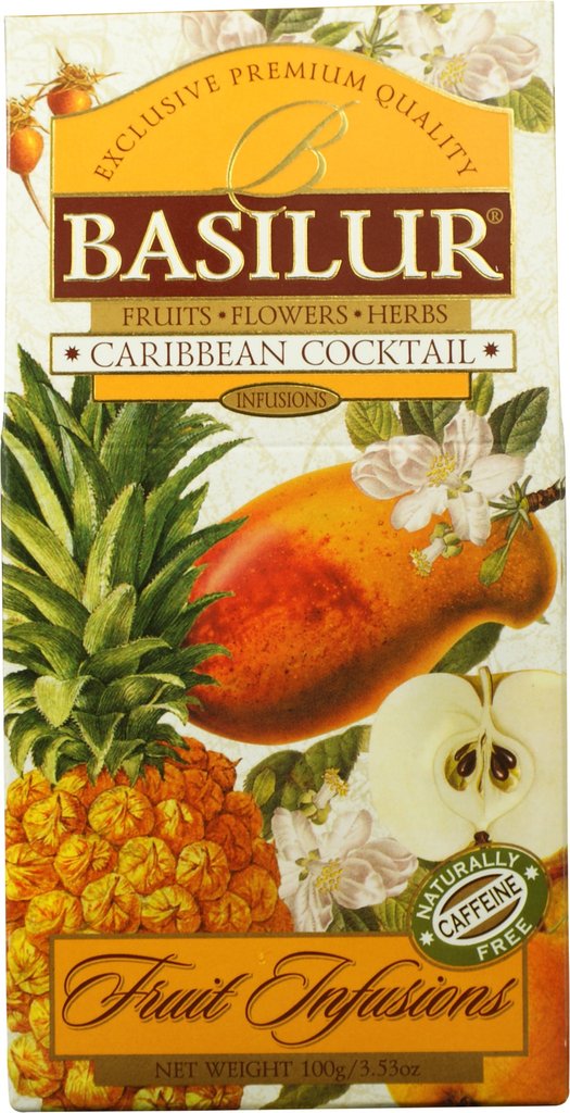 Basilur Fruit Infusions - Caribbean Cocktail - Coconut, pineapple, cherry, papaya