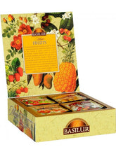 Load image into Gallery viewer, Tea Gift Box Basilur Magic Fruits Assorted Black Fruit Teas (40 sachets)