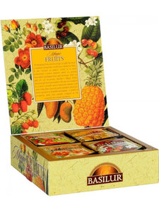 Tea Gift Box Basilur Magic Fruits Assorted Black Fruit Teas (40 sachets)