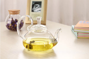 Elegant Heat Resistant Glass Teapot 600ml