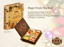 Load image into Gallery viewer, Basilur TEA BOOK magic fruits assorted 32 FOIL ENVELOPED tea bags