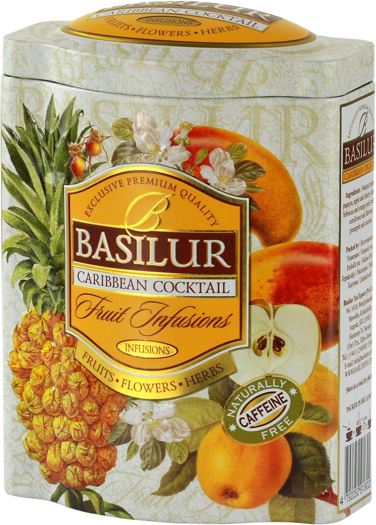 Basilur Fruit Infusions - Caribbean Cocktail - Coconut, pineapple, cherry, papaya