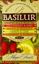 Load image into Gallery viewer, 71560 Basilur Magic Fruits Assorted Gift - Mix of the Finest Fruity Black teas (in tea bags) 20 tea bags