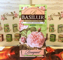 Load image into Gallery viewer, Basilur Bouquet Cream Fantasy green tea 100g