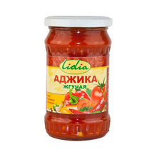Load image into Gallery viewer, Lidia ADZHIKA 300g Abkhazskaya, hot ZHGUCHAYA, Pekuchaya spicy
