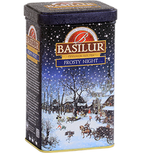Load image into Gallery viewer, Basilur Frosty Night - Ceylon black tea, barberries, rosehip shell, corn flower, vanilla &amp; almond