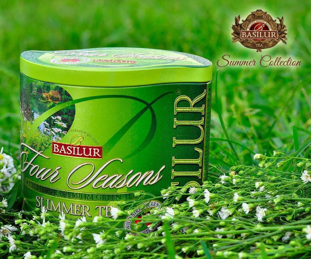 Summer Tea - green leaf 125g in metal tin