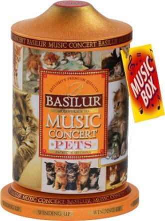 70889 Basilur Music Concert Pets Cats black tea 100g