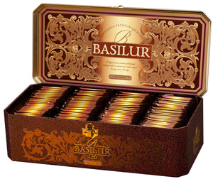 Basilur Pure Ceylon Premium Black Tea Gift Box - High grown, Mellow & Smooth 100 tea bags