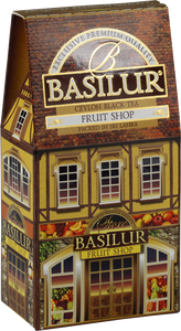 Basilur Ceylon Black Tea Fruit Shop - black tea with raisin, papaya, mango & pineapple 100g